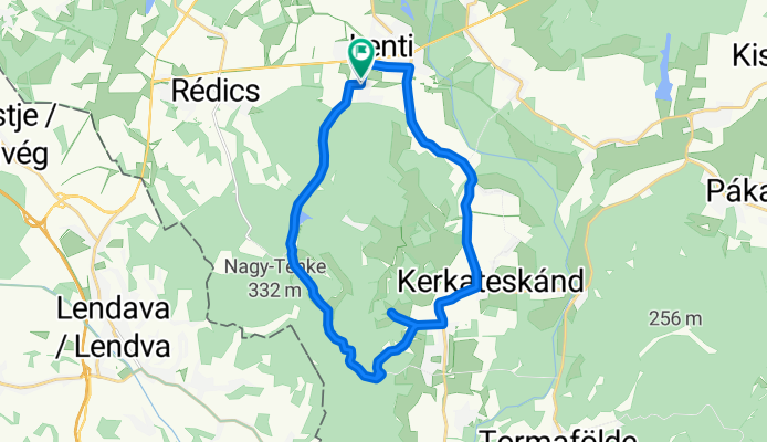 Táncsics utca nach Táncsics utca