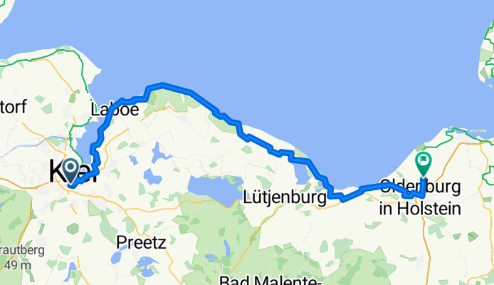 Kiel - Oldenburg in Holstein