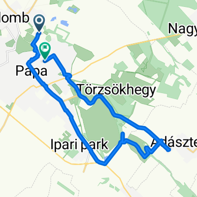 Külső Várkert, Pápa do II. utca, Pápa