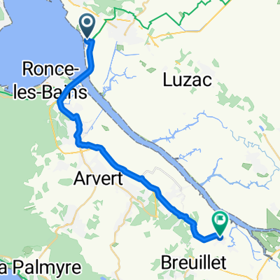 Rue du Ème Ric nach Rue du Port