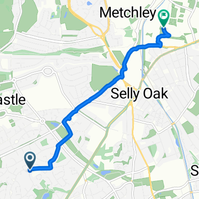 St Denis Road, Birmingham to Westgate, Birmingham