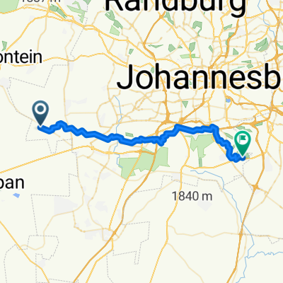 Caraway Street, Soweto to Swartkoppies Road, Johannesburg South