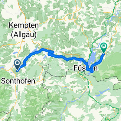 Burgberg im Allgäu - Halblech