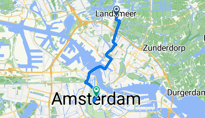 Dorpsstraat, Landsmeer to Sint Jacobsstraat, Amsterdam