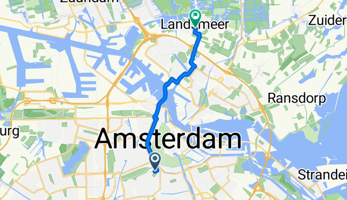 Willem Sandbergplein, Amsterdam to Dorpsstraat, Landsmeer