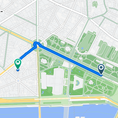 Place de la Concorde, Paris à Rue Jean Goujon, Paris