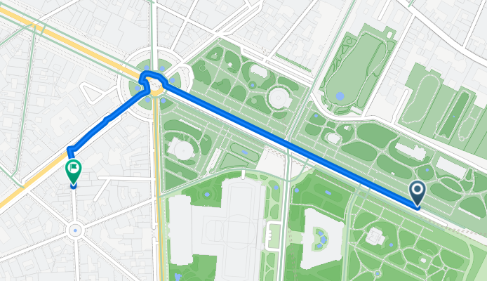 Place de la Concorde, Paris à Rue Jean Goujon, Paris