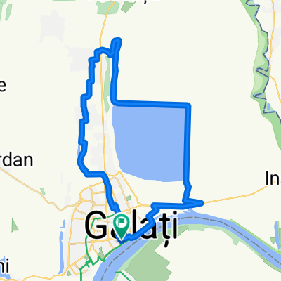 Galati - Vânători - lacul Brates - Galați