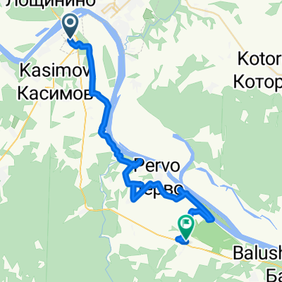Касимов до Село Бетино