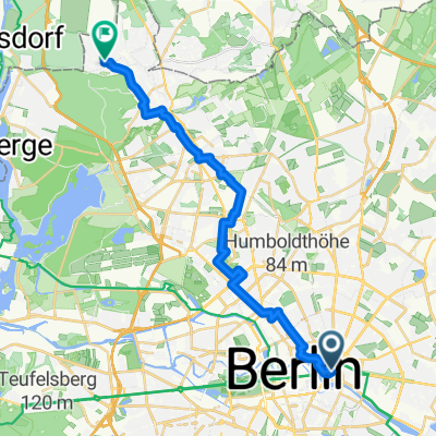 Englisches Viertel, Stegeweg nach Hause