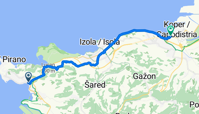 Obala, Portorož to Cesta Zore Perello-Godina, Koper