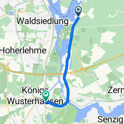 Wernsdorfer Straße, Königs Wusterhausen nach Bahnhofsvorplatz, Königs Wusterhausen