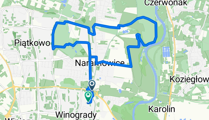 Osiedle Kosmonautów, Poznań do Skotarska, Poznań