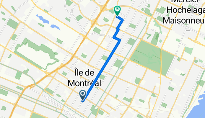 Rue Garnier, Montréal à Rue Jean-Talon Est, Montréal