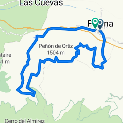 Fiñana-Fondana-Aserradero- Vereda Collado de Aldeire-Ubeire-Rio-Fiñana