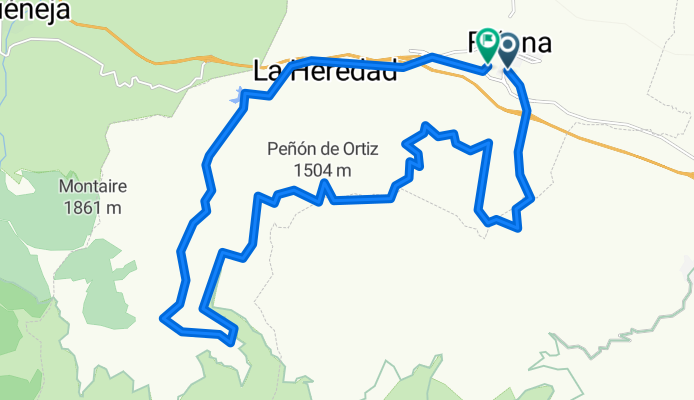 Fiñana-Fondana-Aserradero- Vereda Collado de Aldeire-Ubeire-Rio-Fiñana