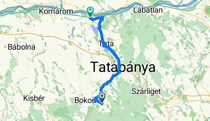 Vasút sor, Oroszlány - Fő utca, Almásfüzitő