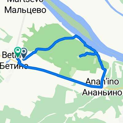 Село Бетино до Село Бетино