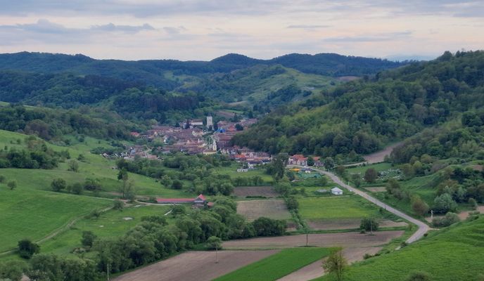 Foto 2 de la ruta de Bikemap "Ațel - Dupuș - Biertan - Richiș - Ațel"