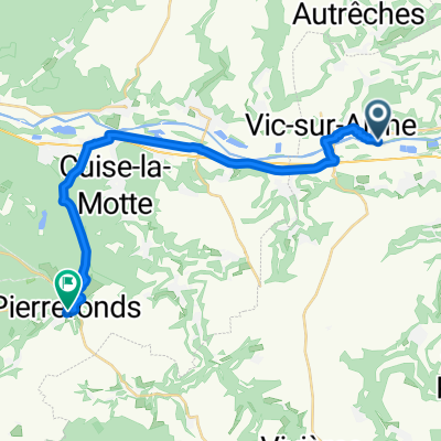 Allée du Bord de l'Eau, Berny-Rivière to Pierrefonds