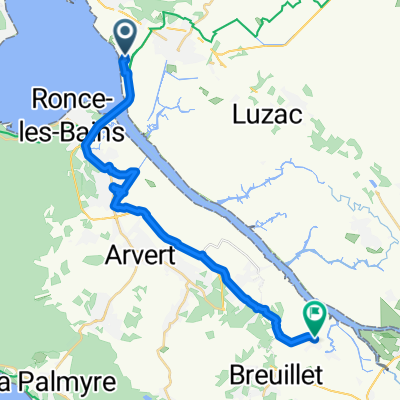 Avenue des Chasseurs nach Rue du Port Ter