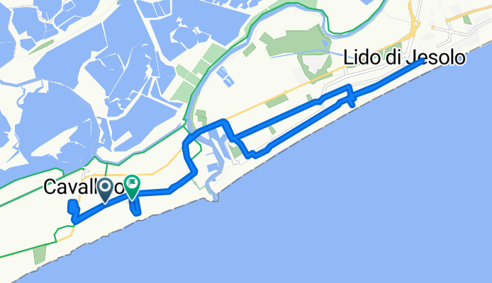 Via Francesco Baracca, Cavallino-Treporti nach Cavallino-Treporti