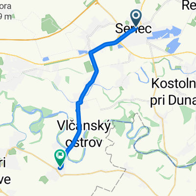 Nám 1. mája, Senec až Tomášov, Tomášov