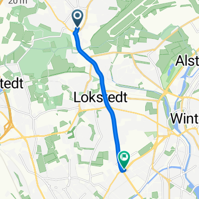 Tibarg, Hamburg to Falkenried, Hamburg