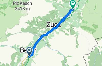 Route in der Bikemap App öffnen