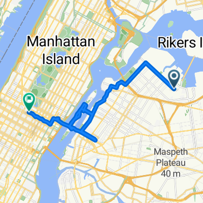 Hazen St, New York nach W 54th St, New York
