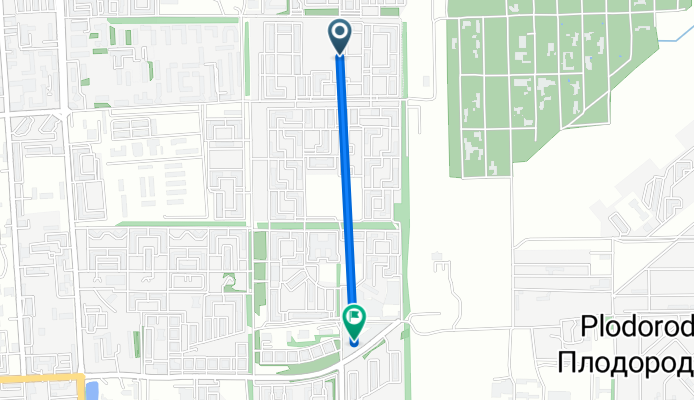 От улица Героя Яцкова. до улица им. героя Владислава Посадского