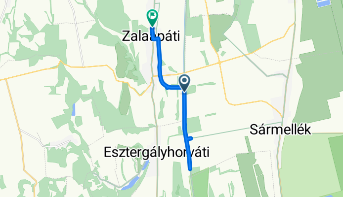 Sármellék - Jókai Mór utca, Zalaapáti