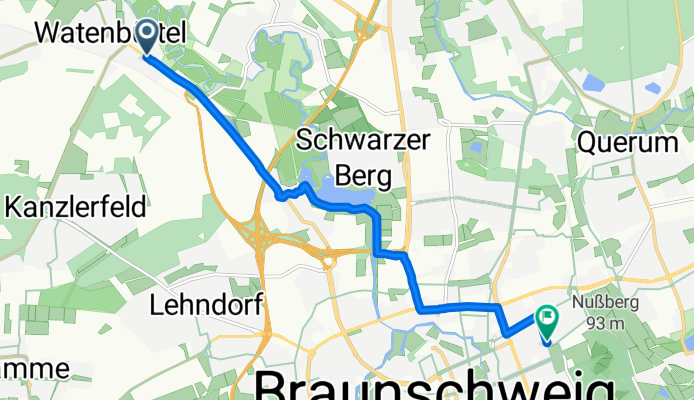 Im Kirchkamp nach Jasperallee