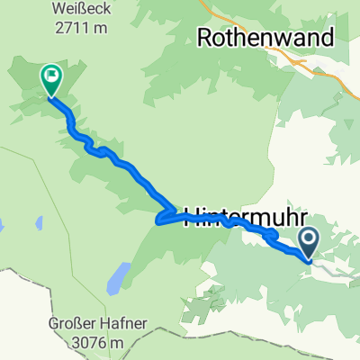 47.100, 13.494 nach 47.148, 13.378