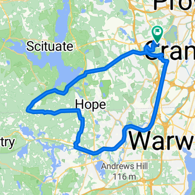 Rockwood Ave, Cranston to Rockwood Ave, Cranston