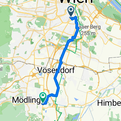48.188, 16.364 nach 48.081, 16.312