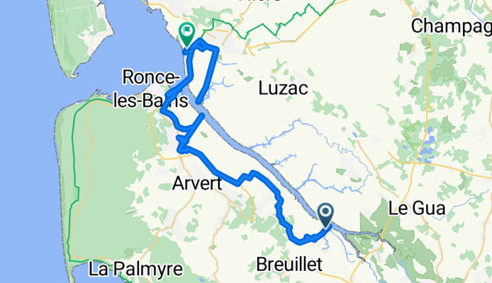 Route de la Seudre nach Avenue des Chasseurs