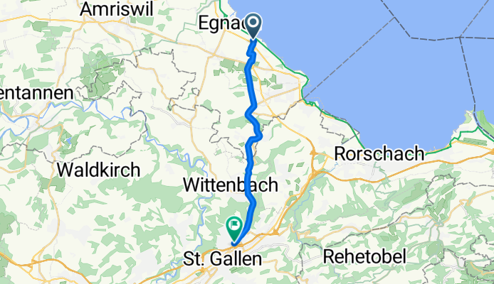 Wiedehorn, Egnach nach Langgasse, St. Gallen