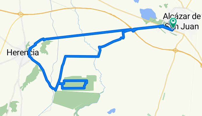 Calle de Don Quijote, Alcázar de San Juan a Calle de Don Quijote, Alcázar de San Juan