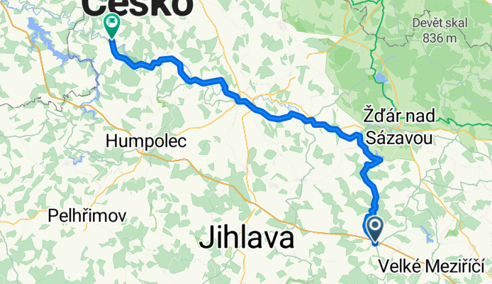 Měřín do Na Potoce