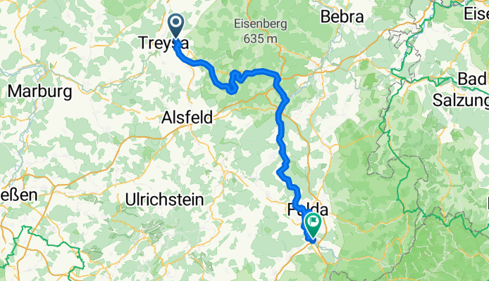 4 Schwalmstadt nach Fulda