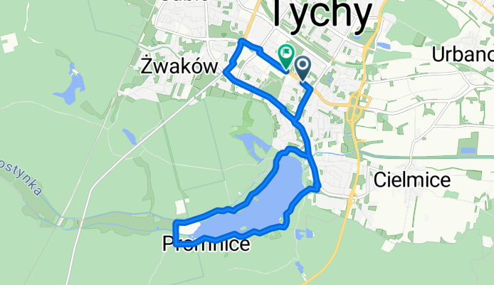 al Marszałka J Piłsudskiego, Tychy do al Marszałka J Piłsudskiego, Tychy