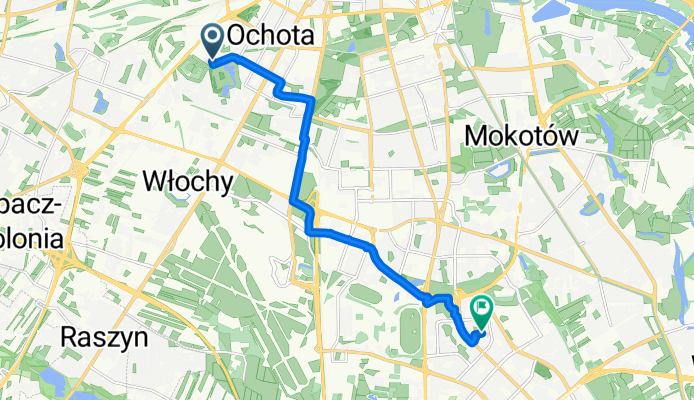 Filipinki, Warszawa do Zamiany, Warszawa