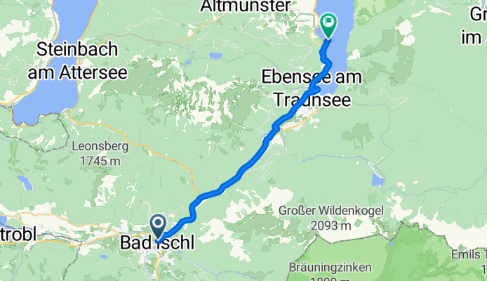 Ischl to Traunsee