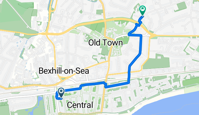 Albany Road, Bexhill-On-Sea to Southland Court, Bexhill-On-Sea