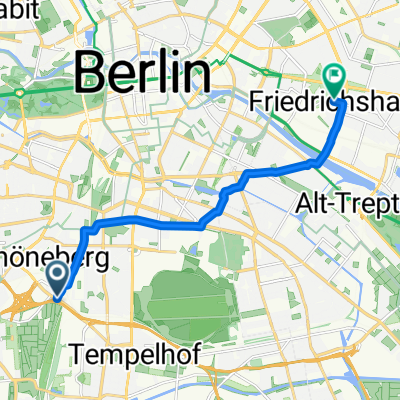 Sachsendamm, Berlin nach Gubener Straße, Berlin