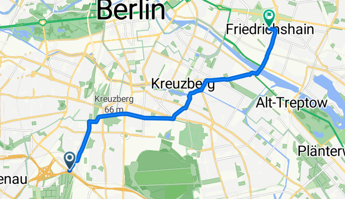 Sachsendamm, Berlin nach Gubener Straße, Berlin