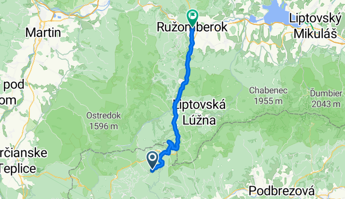 Motyčky až Mostová, Ružomberok