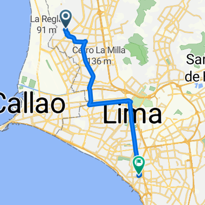 De E a Calle Mártir José Olaya