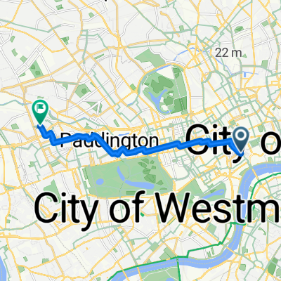 Floral Street, London to Faraday Road, London